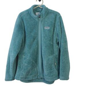 Magellan Outdoors Teal Colored Sherpa / Teddy Jacket, Large